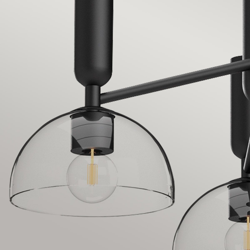 Alora Mood - JUDE Rod Pendant 3xE27/60W/230V Black