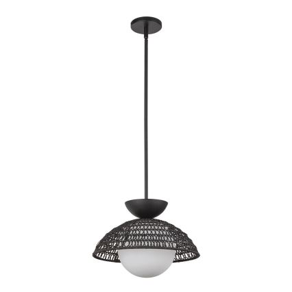 Alora Mood - PERTH rod pendant light 1xE27/60W/230V Ø 37.5 cm, black