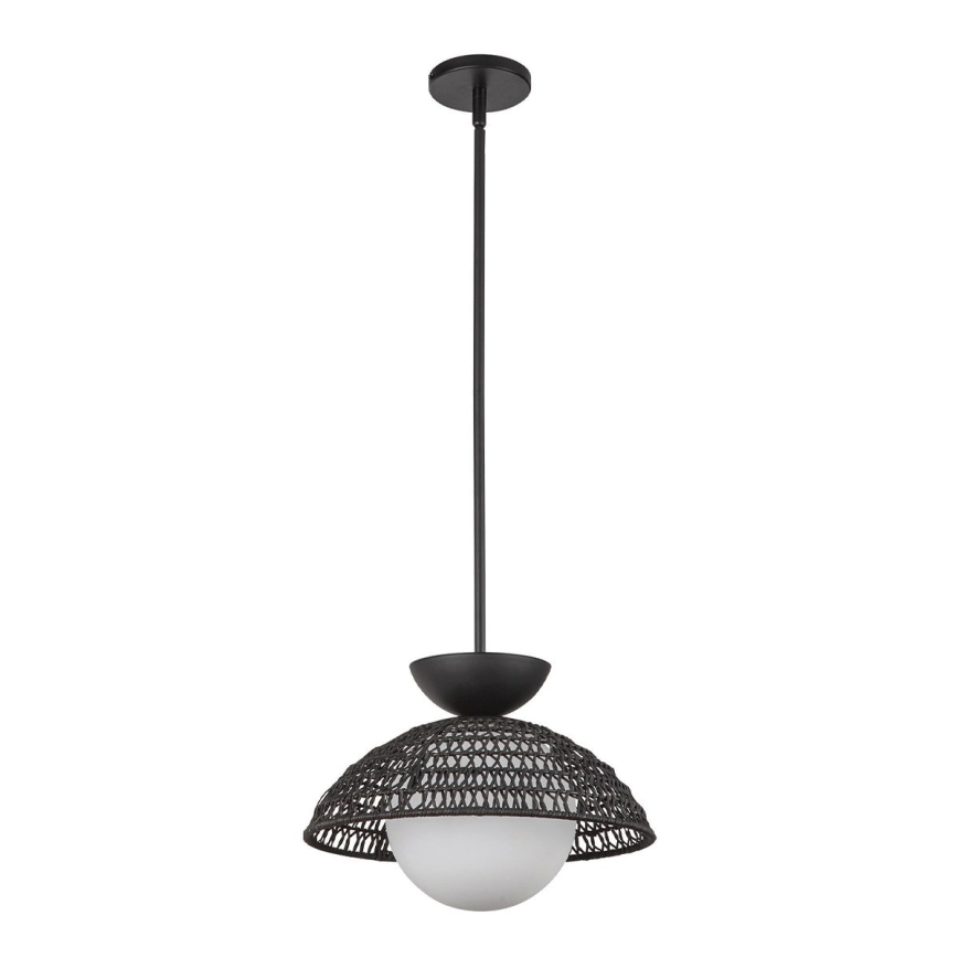 Alora Mood - PERTH rod pendant light 1xE27/60W/230V Ø 37.5 cm, black
