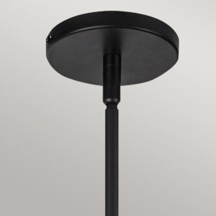 Alora Mood - PERTH rod pendant light 1xE27/60W/230V Ø 37.5 cm, black