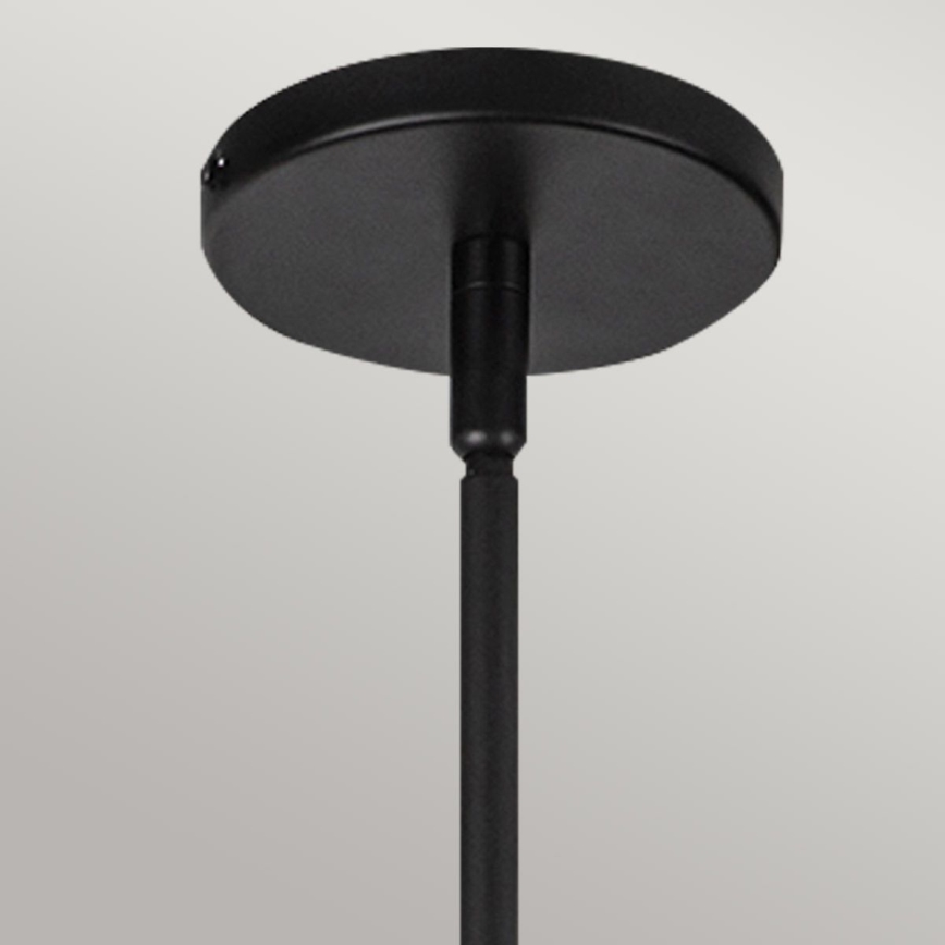 Alora Mood - PERTH rod pendant light 1xE27/60W/230V Ø 37.5 cm, black