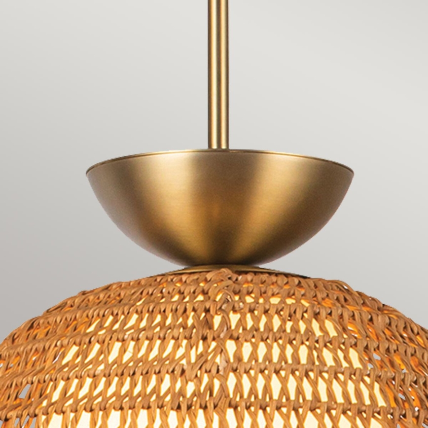 Alora Mood - Rod pendant light PERTH 1xE27/60W/230V Ø 37.5 cm gold
