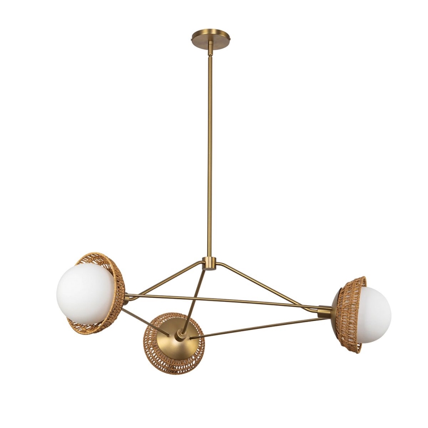 Alora Mood - Rod-mounted chandelier PERTH 3xE14/40W/230V gold