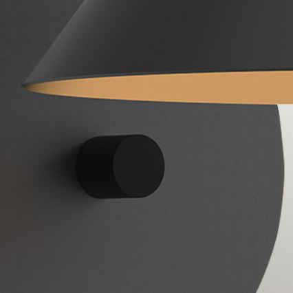 Alora Mood - REMYCK Wall Light 1xE27/60W/230V Black