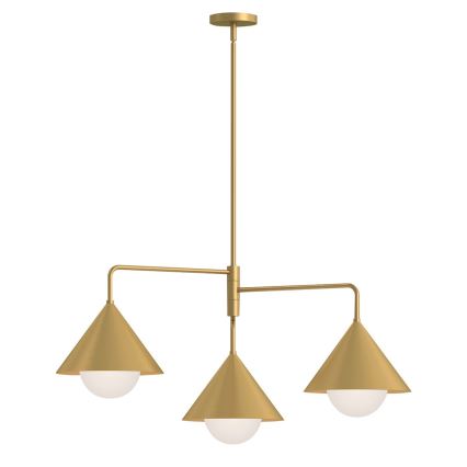 Alora Mood - REMYCK 3-Light Rod Pendant 3xE27/60W/230V, Gold