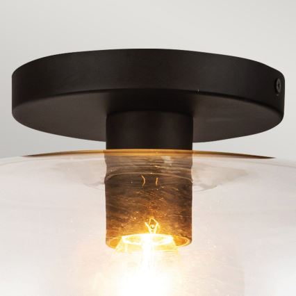 Alora Mood ALM-SYLVIA-SF-BK-CL - SYLVIA ceiling light 1xE27/60W/230V black