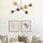 Alora Mood - DAPHNE Rod-Mounted Chandelier 6xE14/40W/230V Black/Brown