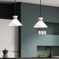 Alora Mood - HALSTON rod-mounted pendant light 1xE27/60W/230V black