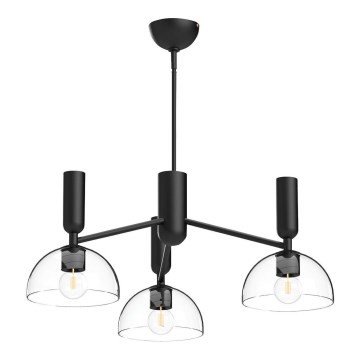 Alora Mood - JUDE Rod Pendant 3xE27/60W/230V Black