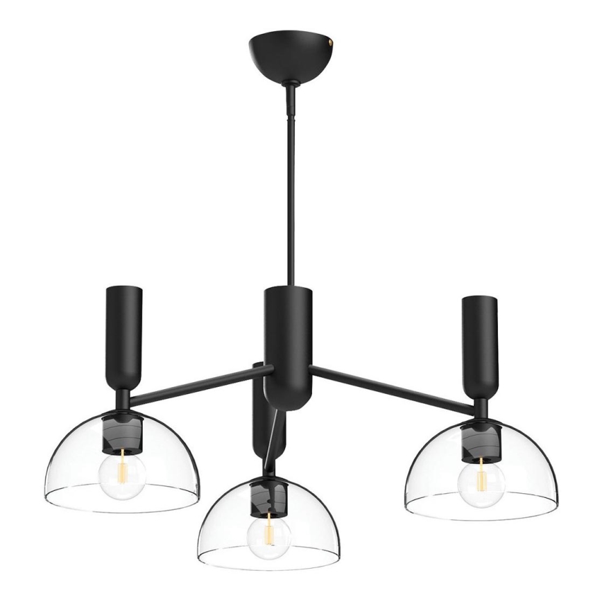 Alora Mood - JUDE Rod Pendant 3xE27/60W/230V Black