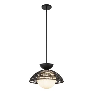Alora Mood - PERTH rod pendant light 1xE27/60W/230V Ø 37.5 cm, black