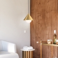 Alora Mood - REMYCK Cable Pendant Light 1xE27/60W/230V, Ø 34.3 cm, Gold