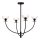Alora Mood - SYLVIA Rod Pendant Light 4xE14/40W/230V black