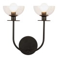 Alora Mood - SYLVIA Wall Sconce 2x E14/40W/230V, Black
