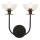 Alora Mood - SYLVIA Wall Sconce 2x E14/40W/230V, Black