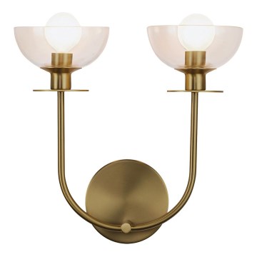 Alora Mood - Wall Light SYLVIA 2xE14/40W/230V, Gold