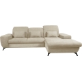 ALTA L-Shaped Right-Facing Upholstered Sofa Bed with Storage, Beige