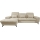 ALTA Left-Facing L-Shaped Upholstered Corner Sofa Bed with Storage, Beige