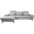 ALTA Left-Facing L-Shaped Upholstered Corner Sofa Bed with Storage, Gray