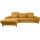 ALTA Left-Facing L-Shaped Upholstered Sofa Bed with Storage, Yellow
