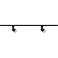 ALTEAR track-mounted spotlight 2xGU10/10W/230V 1m black