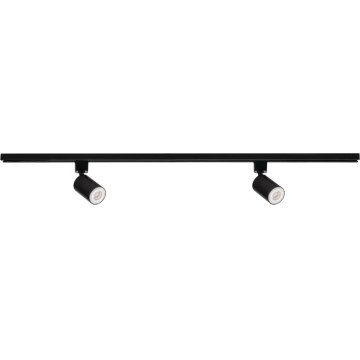 ALTEAR track-mounted spotlight 2xGU10/10W/230V 1m black