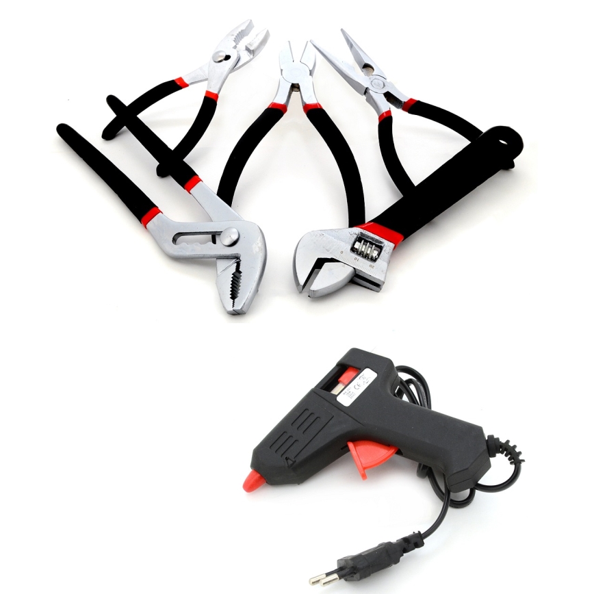 Aluminum case with tools 186 pcs