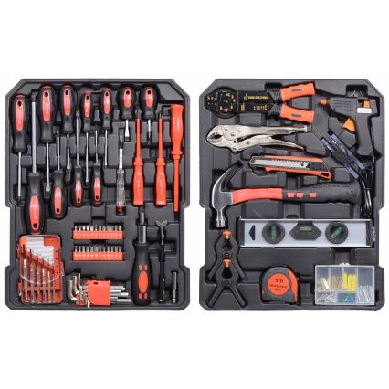 Aluminum case with tools 186 pcs