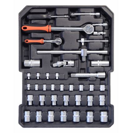 Aluminum case with tools 186 pcs