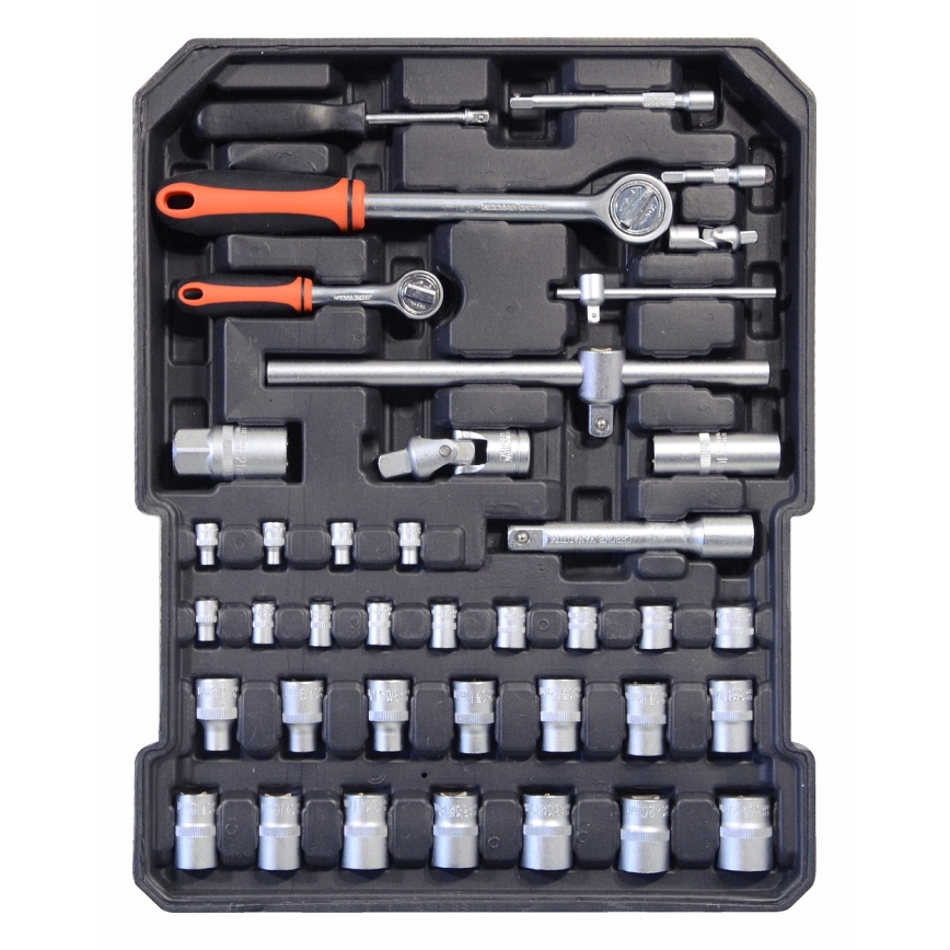 Aluminum case with tools 186 pcs