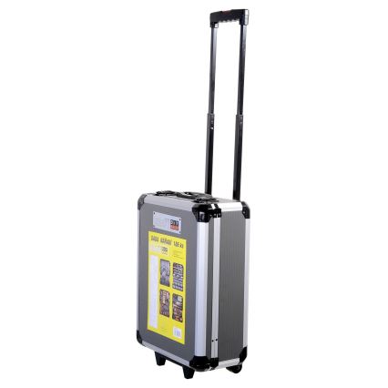 Aluminum case with tools 186 pcs
