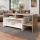 ALVA 120x53 cm Coffee Table, White/Grande Oak