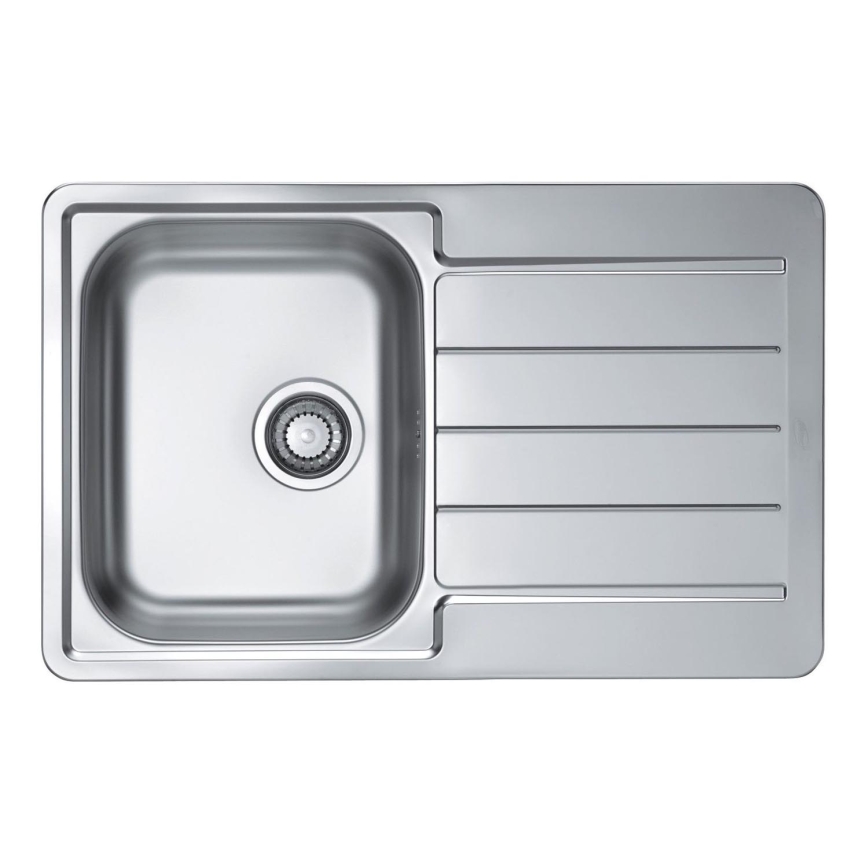ALVEUS 1069147 - Kitchen sink LINE 79x50 cm matte steel/satin