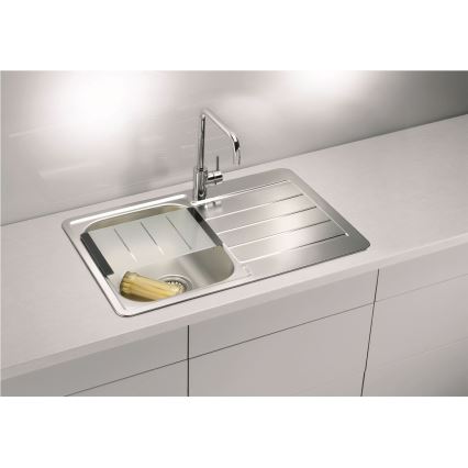 ALVEUS 1069147 - Kitchen sink LINE 79x50 cm matte steel/satin