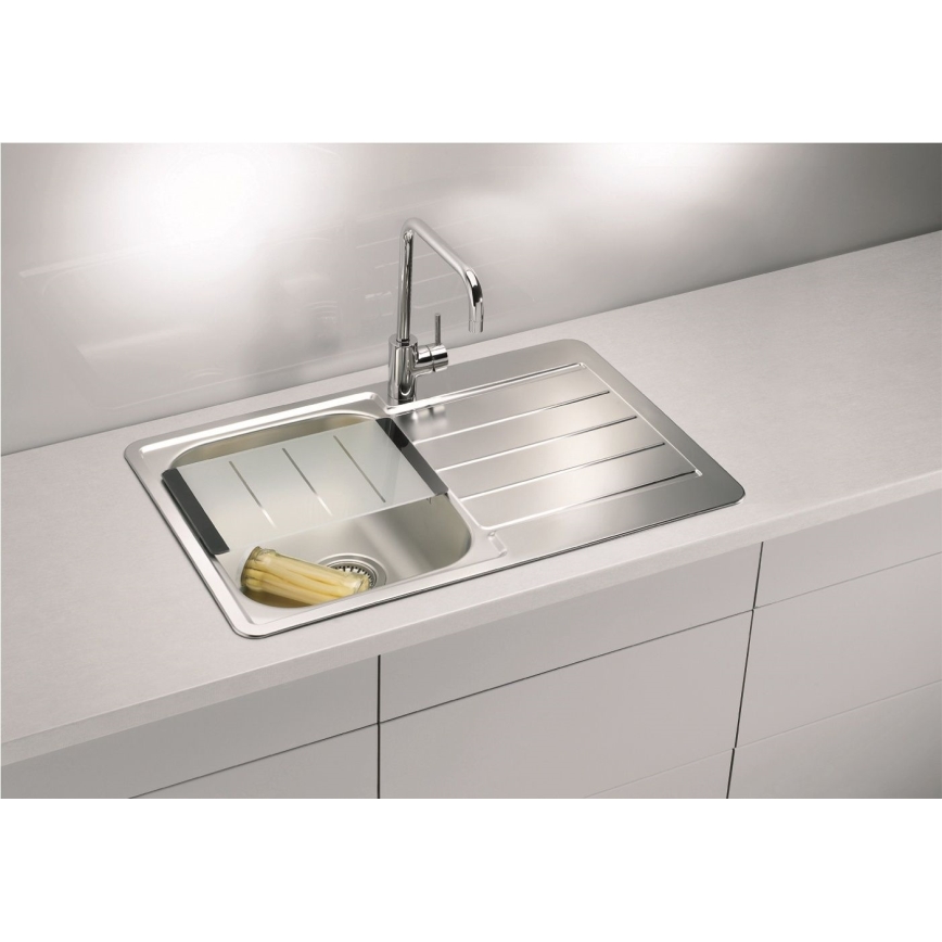 ALVEUS 1069147 - Kitchen sink LINE 79x50 cm matte steel/satin