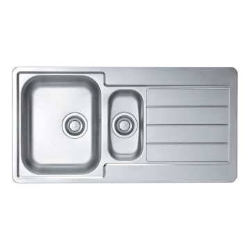ALVEUS 1082440 - Kitchen sink LINE 98x50 cm matte steel/satin