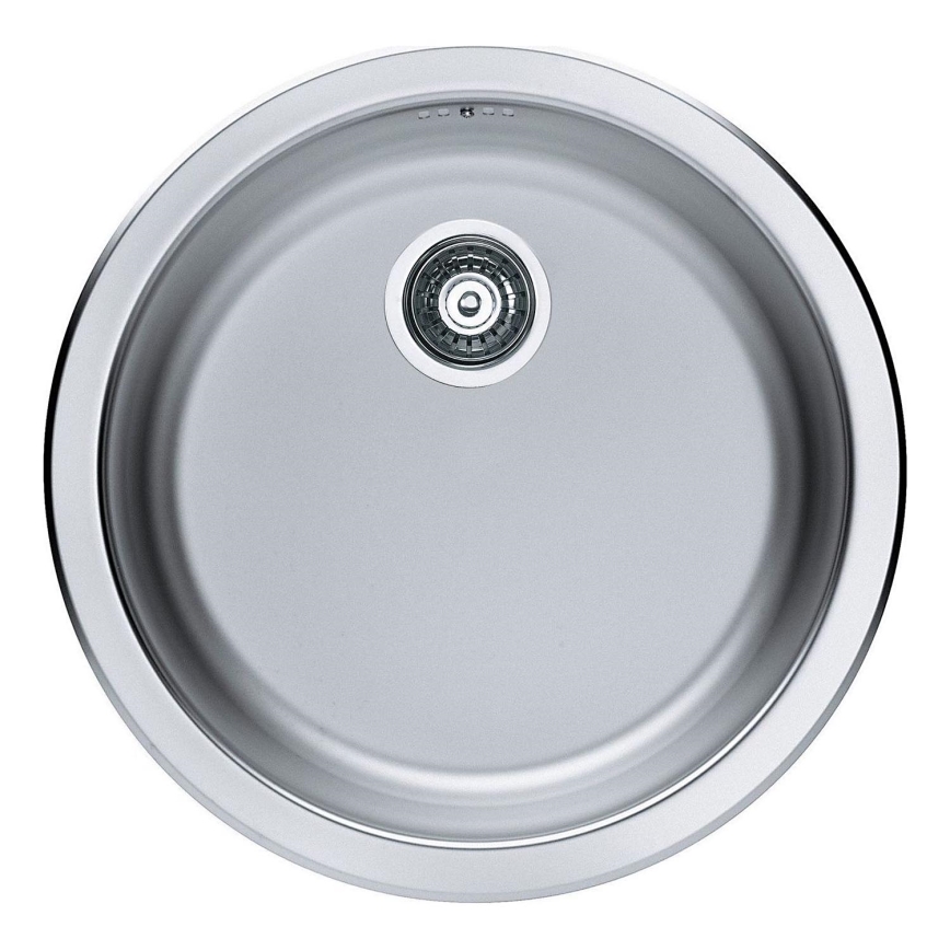 ALVEUS 1084837 - Kitchen sink FORM d. 45 cm matte steel/satin, large outlet