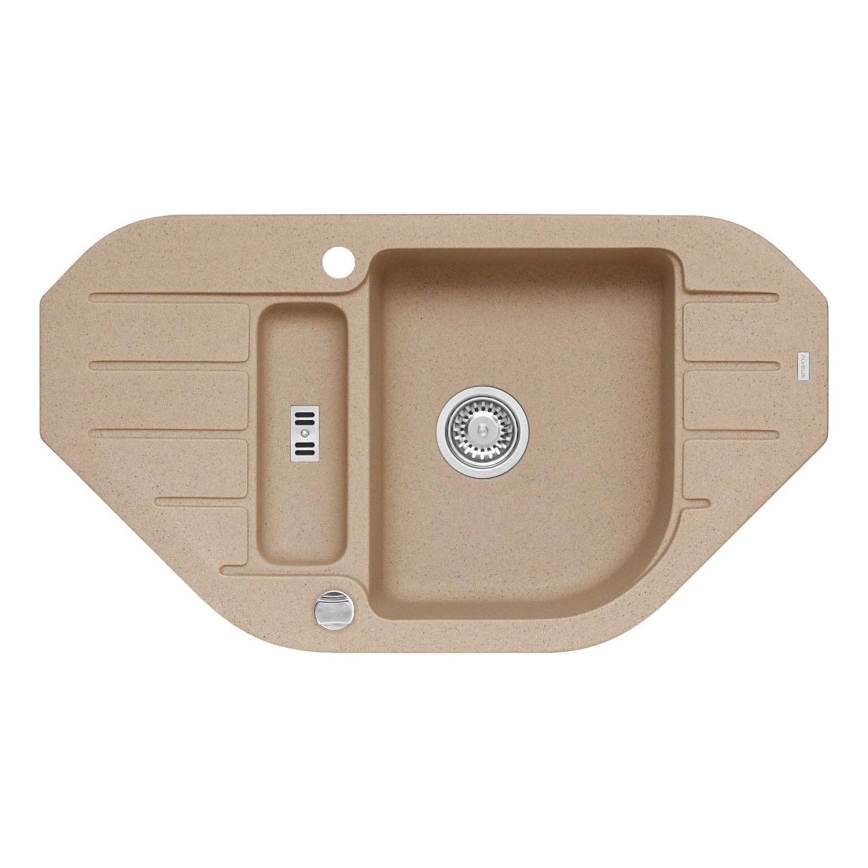 ALVEUS 1090939 - Kitchen sink NIAGARA 90x50 cm granite/beige