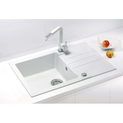 ALVEUS 1090944 - Kitchen sink ROCK 78x48 cm granite/white