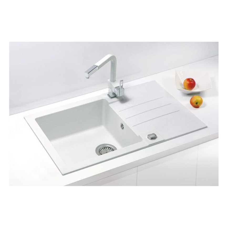 ALVEUS 1090944 - Kitchen sink ROCK 78x48 cm granite/white