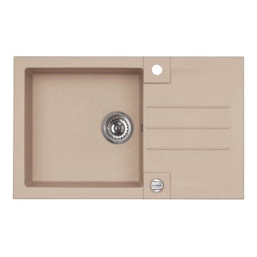 ALVEUS 1090946 - Kitchen sink ROCK 78x48 cm granite/beige