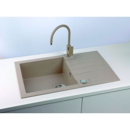 ALVEUS 1090946 - Kitchen sink ROCK 78x48 cm granite/beige