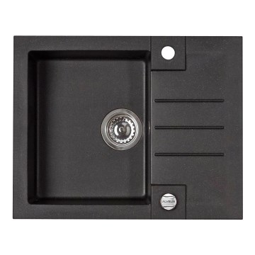 ALVEUS 1090951 - Kitchen sink ROCK 59,5x47,5 cm granite/black