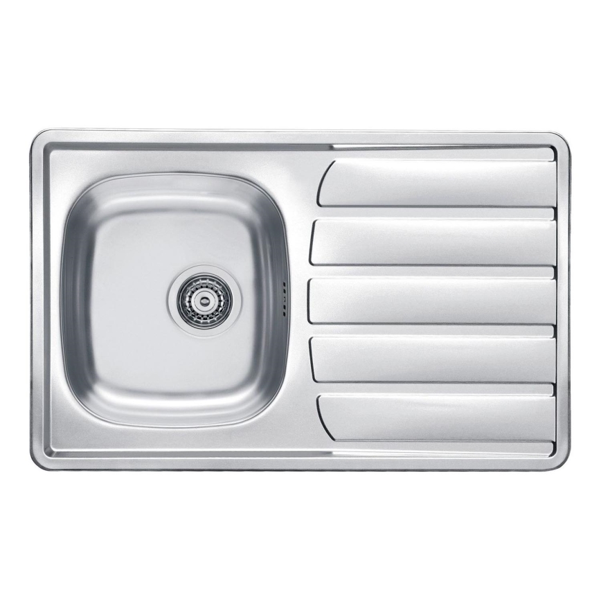ALVEUS 1098938 - Kitchen sink ZOOM 79x50 cm satin, for top mounting
