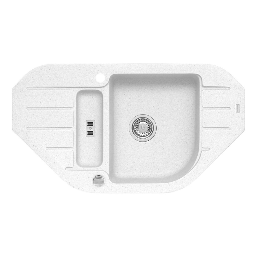 ALVEUS 1100889 - Kitchen sink NIAGARA 90x50 cm granite/white