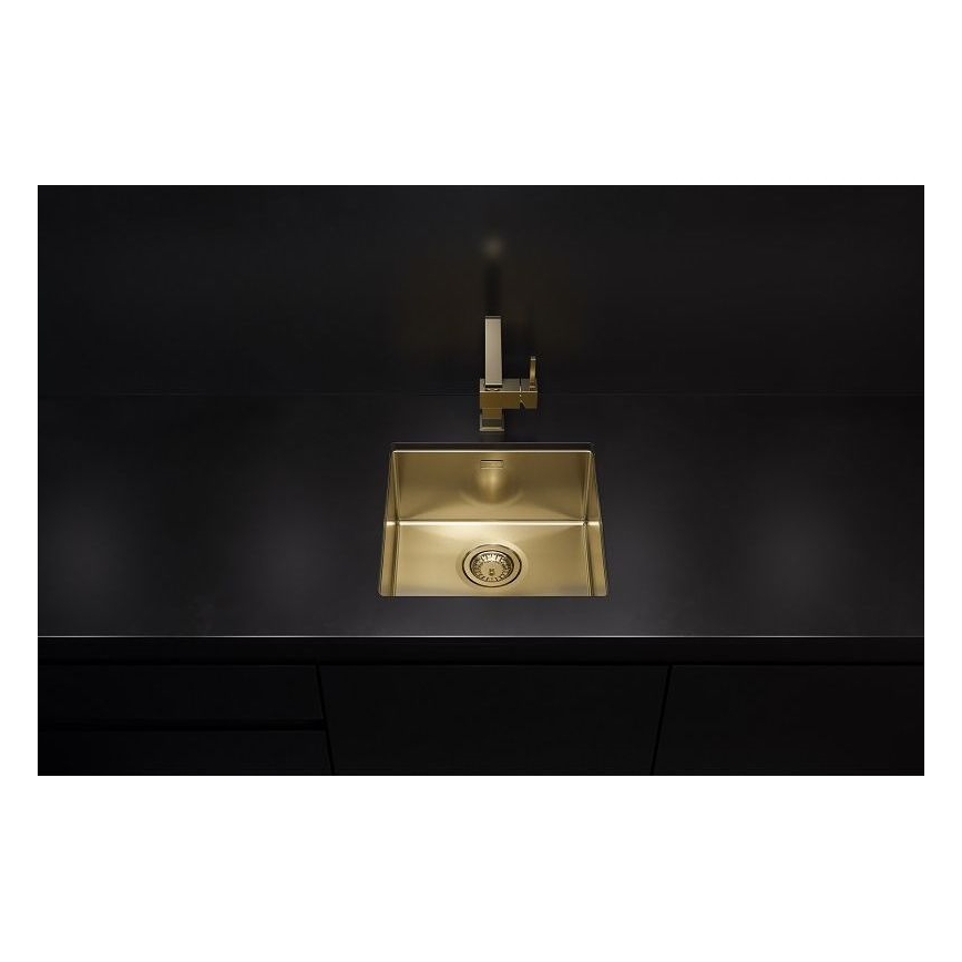 ALVEUS 1103319 - Kitchen sink QUADRIX 45x45 cm monarch gold