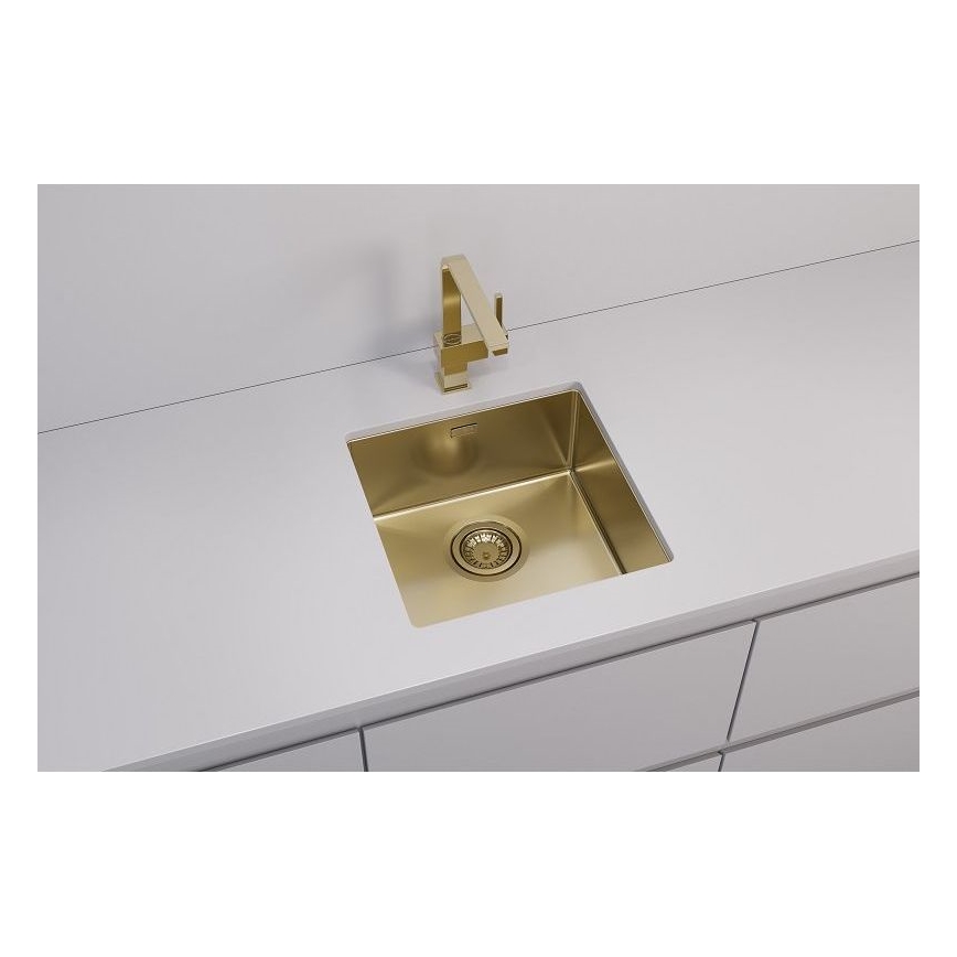ALVEUS 1103319 - Kitchen sink QUADRIX 45x45 cm monarch gold