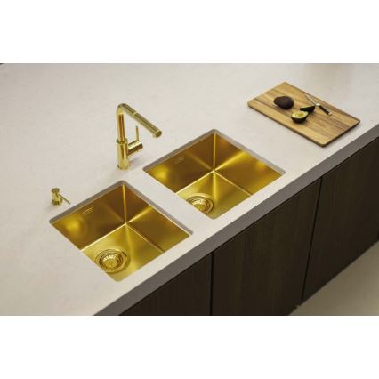 ALVEUS 1103319 - Kitchen sink QUADRIX 45x45 cm monarch gold