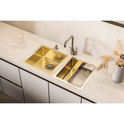 ALVEUS 1103319 - Kitchen sink QUADRIX 45x45 cm monarch gold