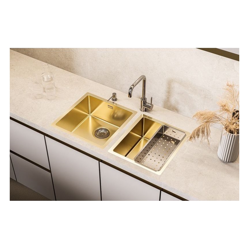 ALVEUS 1103319 - Kitchen sink QUADRIX 45x45 cm monarch gold